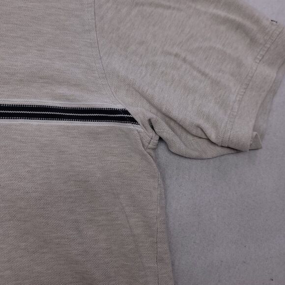 IZOD Short Sleeve Pullover Polo Shirt Adult Mens Size Large L Gray - Picture 4 of 8